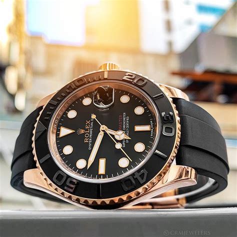 rolex rose gold black band|all black rolex sub.